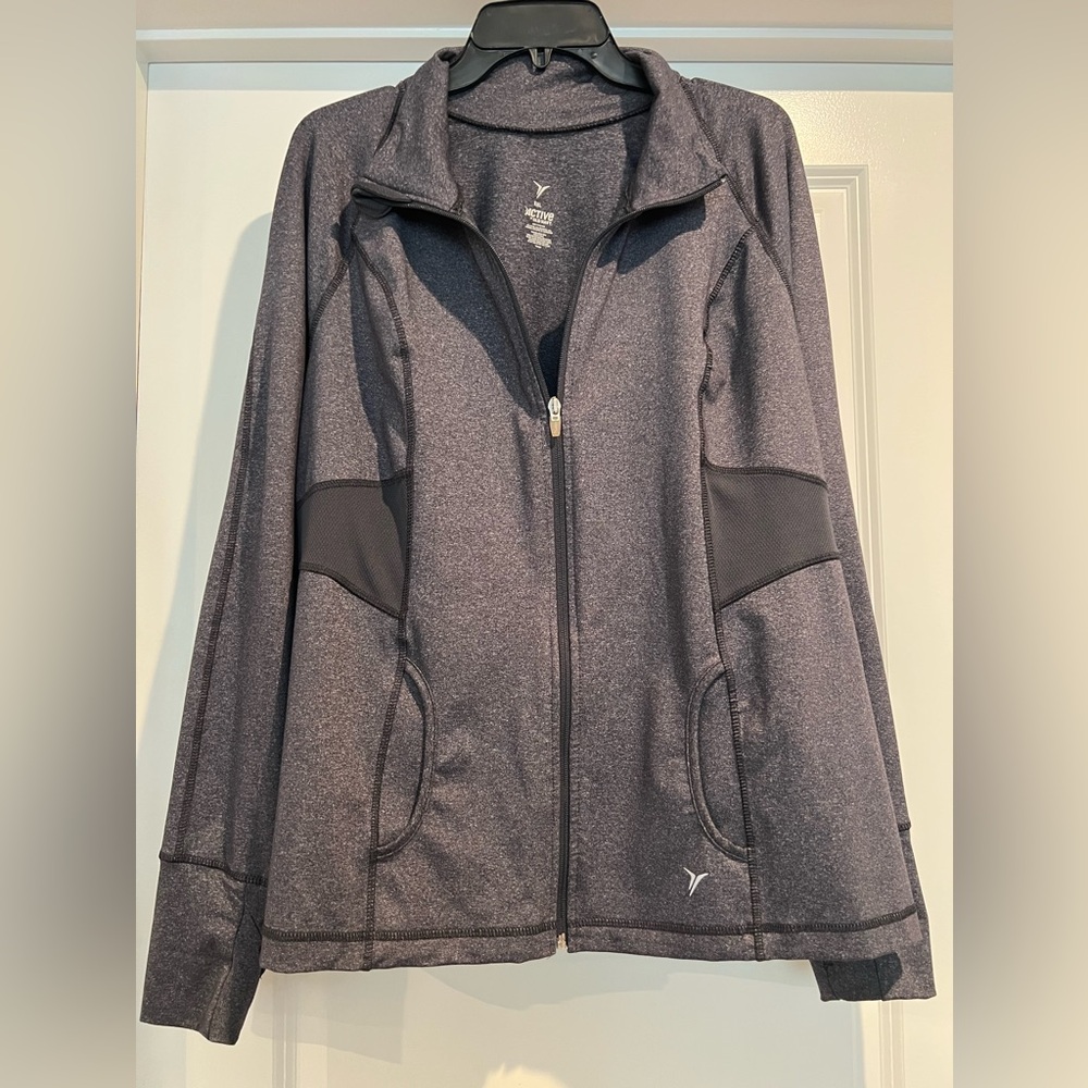 Old Navy Active Dark Gray Women’s Compression Jacket Size XXL